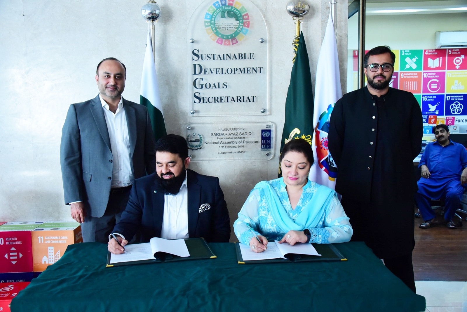 USKT signed a strategic partnership with SDG's Center Parliament House Islamabad.